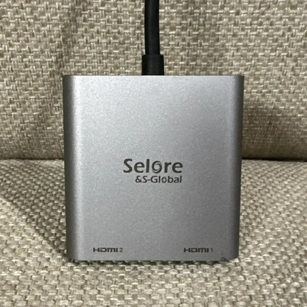 Selore&S-Global USB C to Dual HDMI Adapter 4K @60hz, Type C to HDMI Converter...